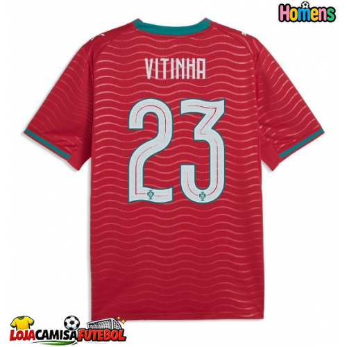 Camisa de Futebol Portugal Vitinha #23 Equipamento Principal Mundo 2026 Manga Curta